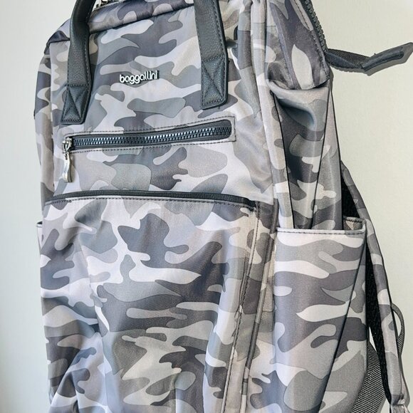 Baggallini Soho Backpack in Grey Camo main image 4